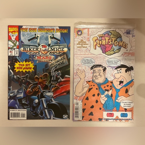 Simpsons Comic # 1, Howard The Duck # 1, Care Bears # 1, BIKER MICE FROM MARS - Picture 9 of 15